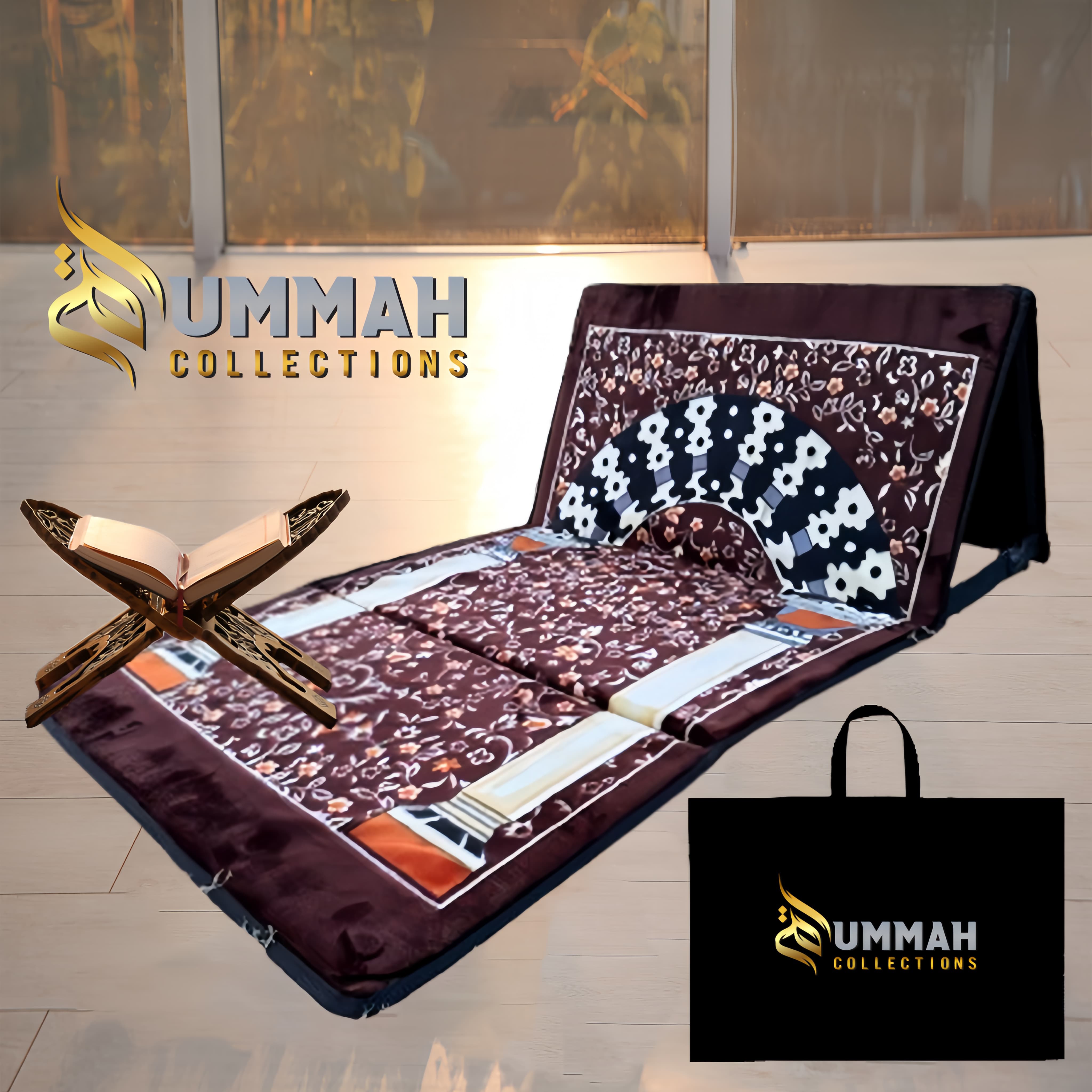 Luxury Foldable Janamaz | Foldable Prayer Mat